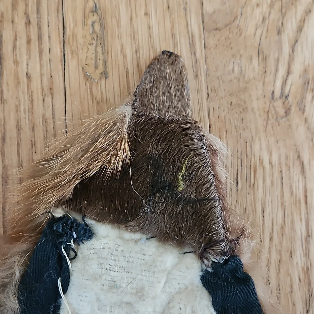 Vintage Fox Fur Collar With Mink Face